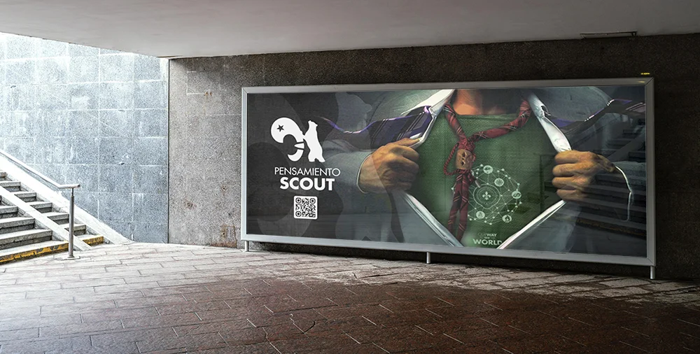 Proyecto Ruta de la Osa Mayor - Cartel Pensamiento Scout MSC